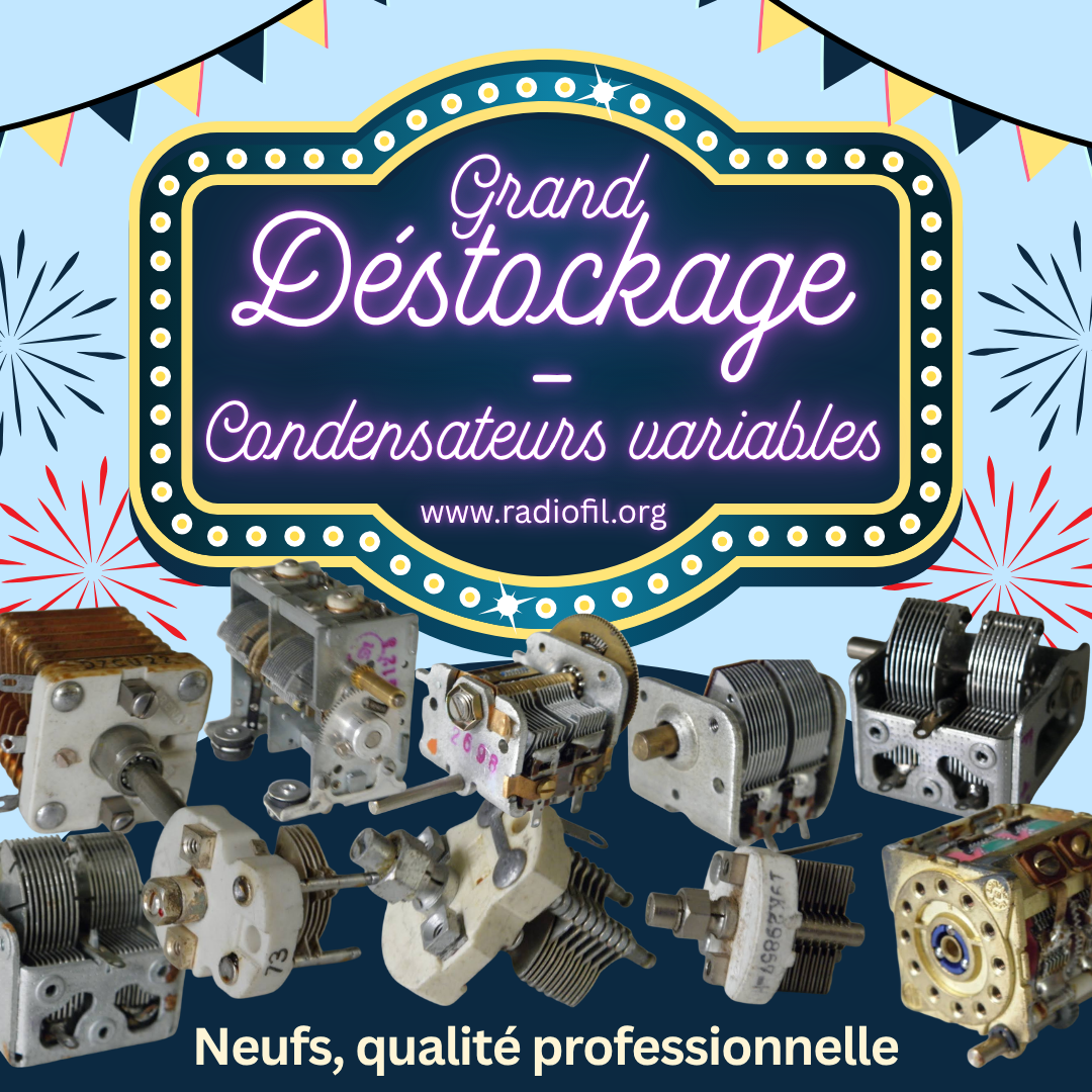 Déstockage condensateurs variables
